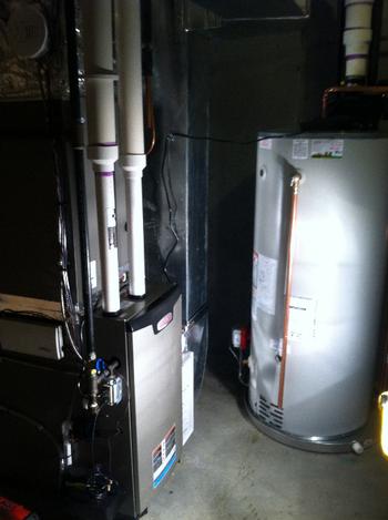 Lennox Gas Furnace & Hot Water Tank